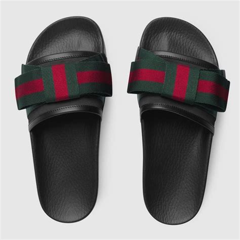 gucci slides bow replica|gucci knockoff slides for men.